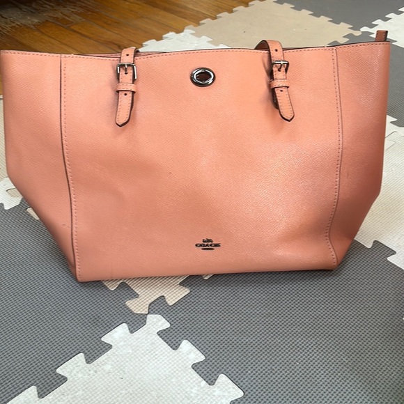 Coach coral tote bag - Picture 1 of 9